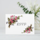 フローラブーケウェディングレセプションRSVP 招待状 (スタンド正面)