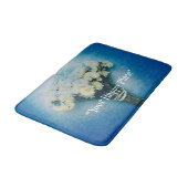 フローラブーケエレガンス記憶泡風呂マット バスマット (アングル)