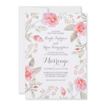 フローラブーケエレガント – ピンクの水結婚色