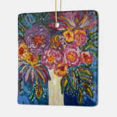 フローラブーケオーナメント セラミックオーナメント (左)