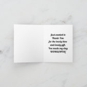 フローラブーケサンキューカード サンキューカード (内部)