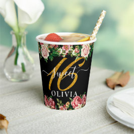 フローラブーケスウィート16紙カップ 紙コップ