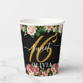 フローラブーケスウィート16紙カップ 紙コップ (裏面)