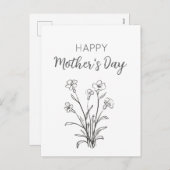 フローラブーケハッピーマザーズデイ シーズンポストカード (正面/裏面)
