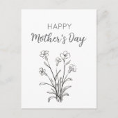 フローラブーケハッピーマザーズデイ シーズンポストカード (正面)