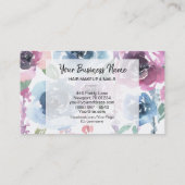 *~*フローラブーケバラ藤フラワーシック 名刺 (裏面)