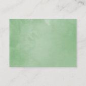 フローラブーケパラシュートベビーシャワーおむつラッフル エンクロージャーカード (裏面)