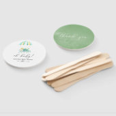 フローラブーケパラシュートベビーシャワー ハンドファン (組立なし)