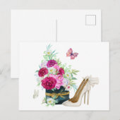 フローラブーケヒール ポストカード (正面/裏面)