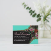 フローラブーケビッグ・ビジネス・カード 名刺 (スタンド正面)