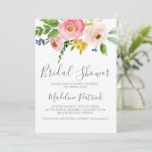 フローラブーケブライダルシャワー 招待状 (スタンド正面)
