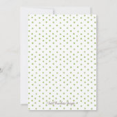 フローラブーケブライダルシャワー 招待状 (裏面)