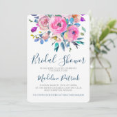 フローラブーケブライダルシャワー 招待状 (スタンド正面)