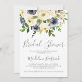 フローラブーケブライダルシャワー 招待状 (正面)
