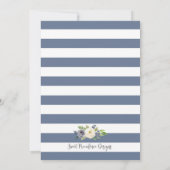 フローラブーケブライダルシャワー 招待状 (裏面)