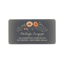 フローラブーケベビーズブレスヴィンテージ ラベル