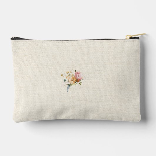 フローラブーケモノグラム化粧料/アクセサリーバッグ アクセサリーポーチ (裏面)