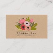 フローラブーケレディースプロフィール 名刺 (正面)