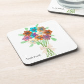フローラブーケ付きかわいらしコースター コースター (左側)