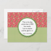 フローラブーケ品種はがきバイブル詩 ポストカード (正面/裏面)