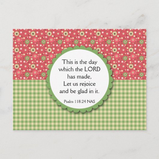 フローラブーケ品種はがきバイブル詩 ポストカード (正面)