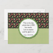 フローラブーケ品種はがきバイブル詩 ポストカード (正面/裏面)