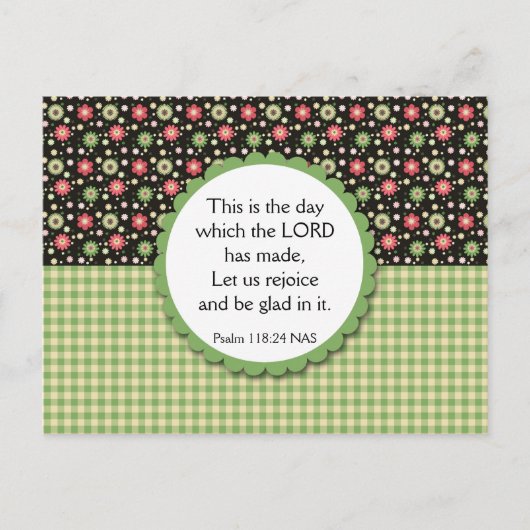 フローラブーケ品種はがきバイブル詩 ポストカード (正面)