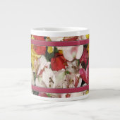 フローラブーケ専門マグカップ ジャンボコーヒーマグカップ (正面)