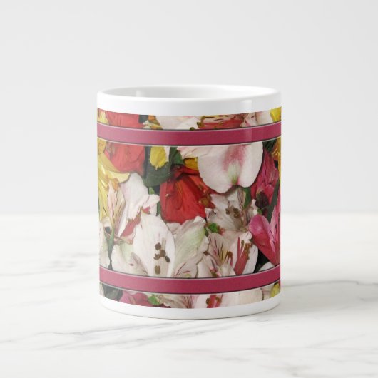 フローラブーケ専門マグカップ ジャンボコーヒーマグカップ (正面)