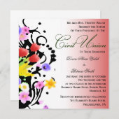 フローラブーケ市民連合招待状 招待状 (正面/裏面)