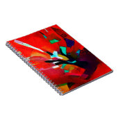 フローラブーケ抽象化。バージョンモダンで ノートブック (右側)