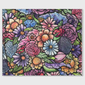 フローラブーケ春花 ラッピングペーパー (フラット)