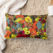 フローラブーケ ランバークッション (ブランケット)