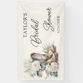 フローラブーツアンドバブルウェスタンブライダルシャワー 横断幕 (縦)