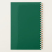 フローラプランナー- パーソナライズされた プランナー手帳 (裏面)