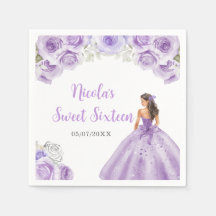 フローラプリンセスのパープルドレスSweet sixteen