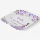 フローラプリンセスのパープルドレスSweet sixteen ペーパープレート (傾斜あり)