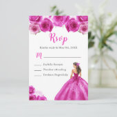 フローラプリンセスのホットピンク 出欠カード (スタンド正面)