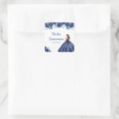 フローラプリンセスインネイビーブルードレスキンセアニェラ スクエアシール (バッグ)