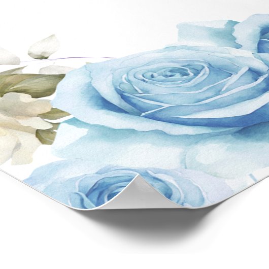 フローラプリンセスインブルードレスキンセアニェラウェルカム ポスター (角)