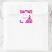 フローラプリンセスインホットピンクドレスキンセアニェラ スクエアシール (バッグ)