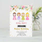 フローラプリンセスバースデーパーティー 招待状 (スタンド正面)