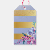 フローラプリンセス誕生日写真 ギフトタグ (裏面)