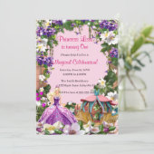 フローラプリンセス魅惑おとぎ話誕生日 招待状 (スタンド正面)