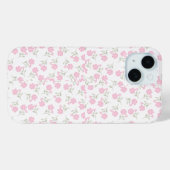 フローラプリントかわいいフォネコン Case-Mate iPhoneケース (裏面 (横))
