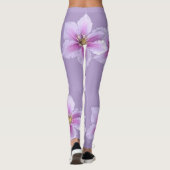 フローラプリントのレギンスエレガントとアクテスタイリッシューウェア レギンス (裏面)