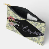 フローラプリントカットソーバッグ アクセサリーポーチ (見開き)