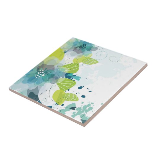 フローラプリントタイル タイル (側面)