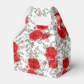 フローラプリントパーティーの好意ボックス フェイバーボックス (裏面サイド)