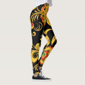 フローラプリントヨガパンツ レギンス (右)